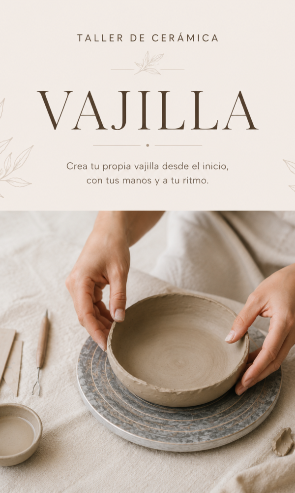 Taller de Vajilla cerámica (18 Julio)
